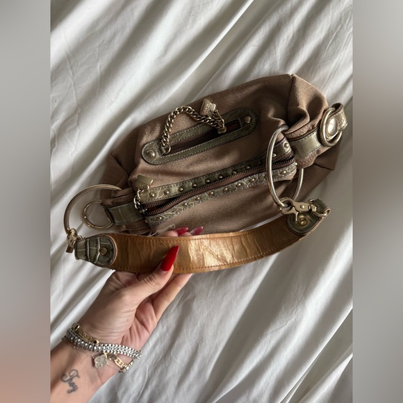 Elegant Tan Women's Shoulder Bag y2k 90s bag - Picture 3 of 5